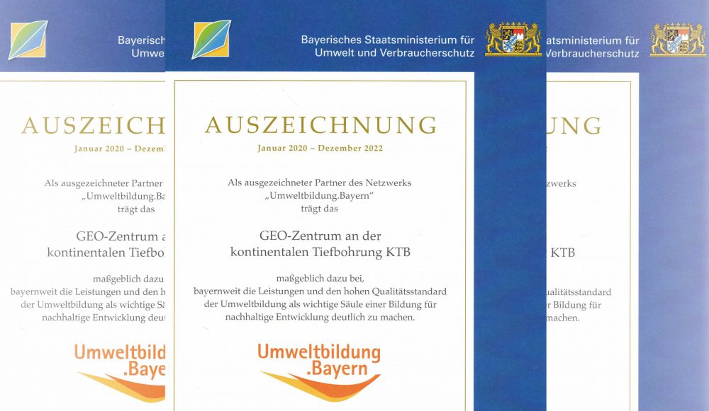 2019-Qualitätssiegel2020-22 Anerkennungsurkunde Qualitätssiegel Umweltbildung.Bayern