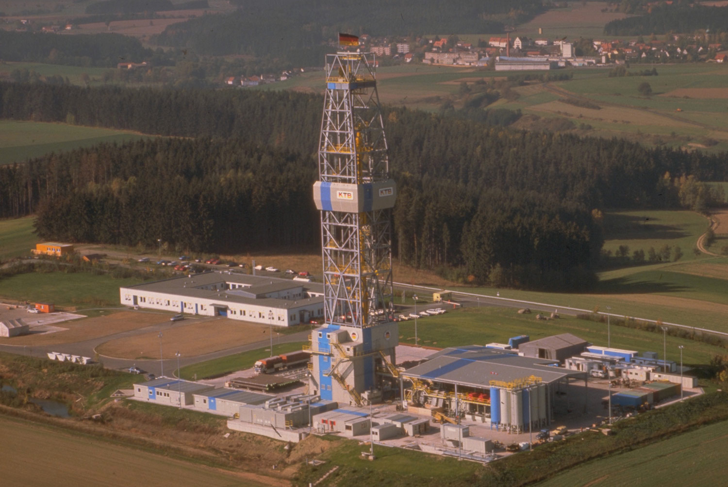 Bohranlage der KTB-Hauptbohrung