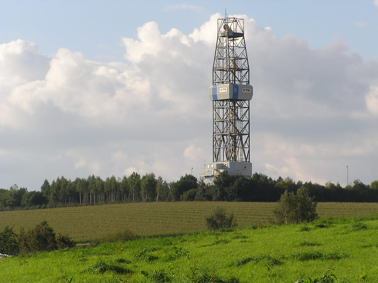 Bohrturm der KTB-Hauptbohrung