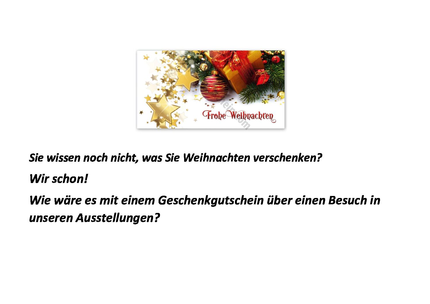 Gutschein GEO-Zentrum