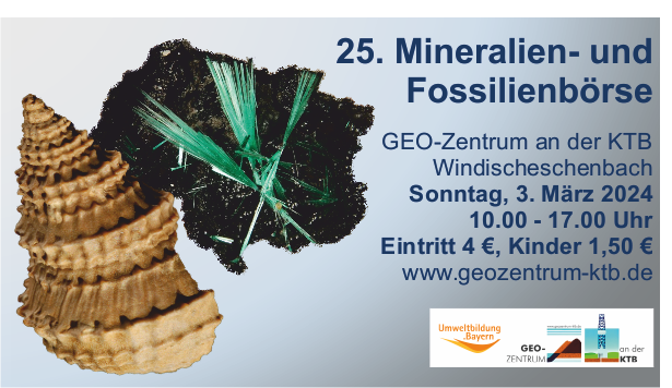 Flyer 25. Mineralienbörse 2024