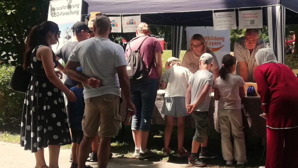 dav Besucher an unserem Infostand