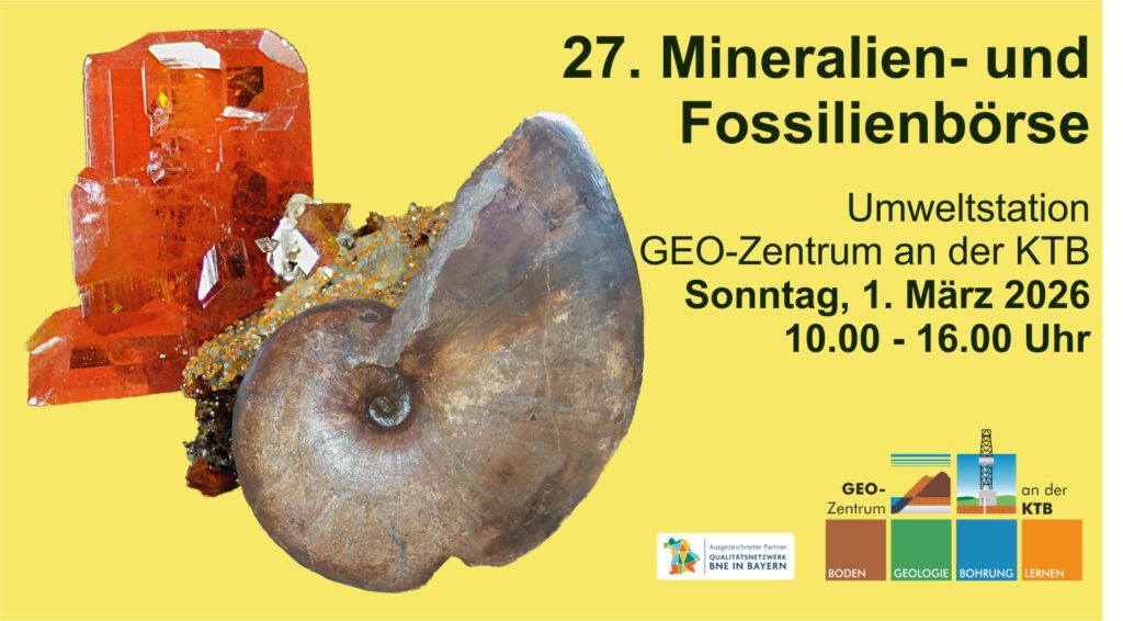 Veranstaltungshinweis 27. Mineralienbörse am 01.03.2026.