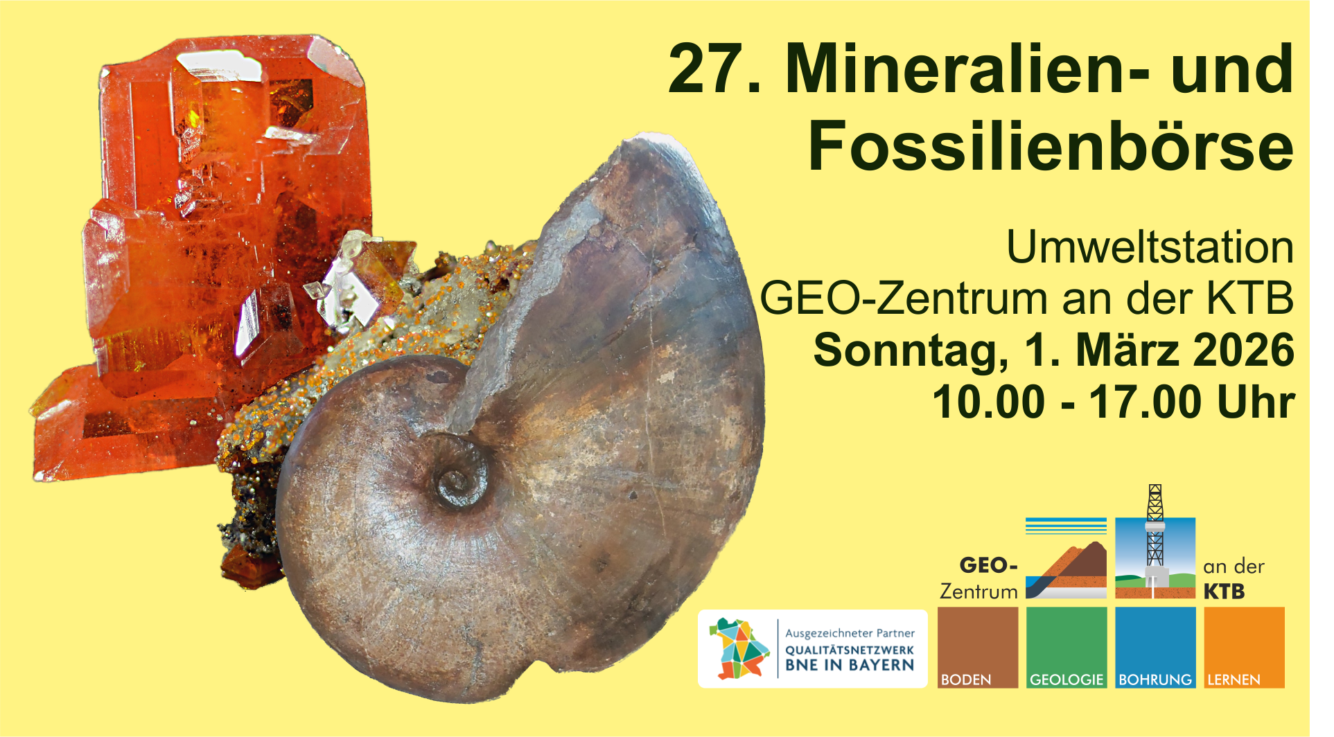 Veranstaltungshinweis Mineralienbörse